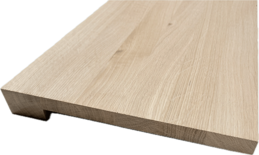 Eiken overzet vensterbanken