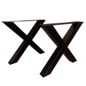Stalen X-poten set