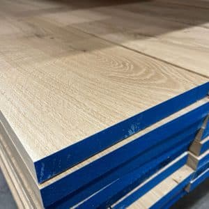 Eiken meubelhout geschaafd