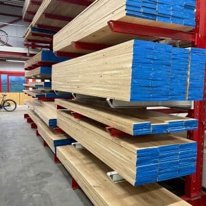 Eiken plank geschaafd