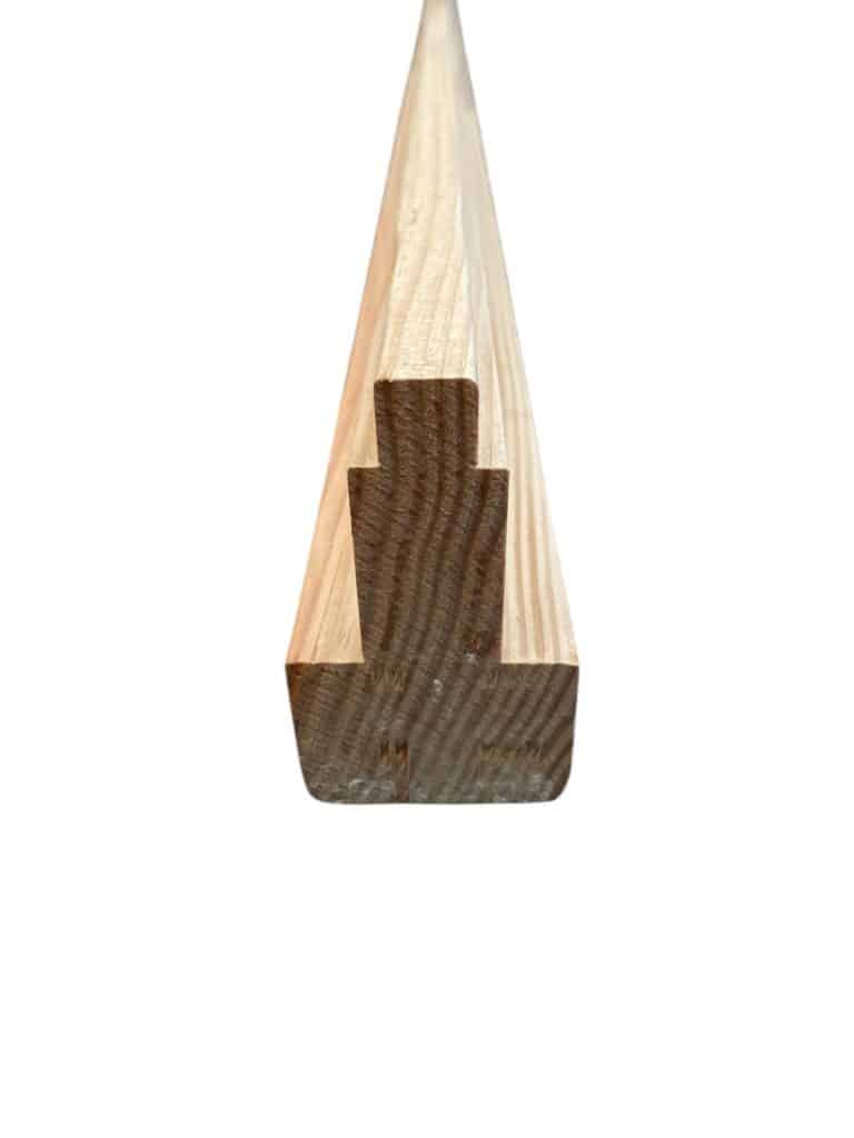 Douglas kozijnhout tussenstijl