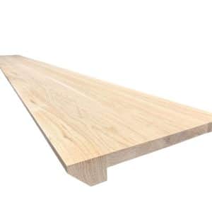 Eiken overzet vensterbank met facet