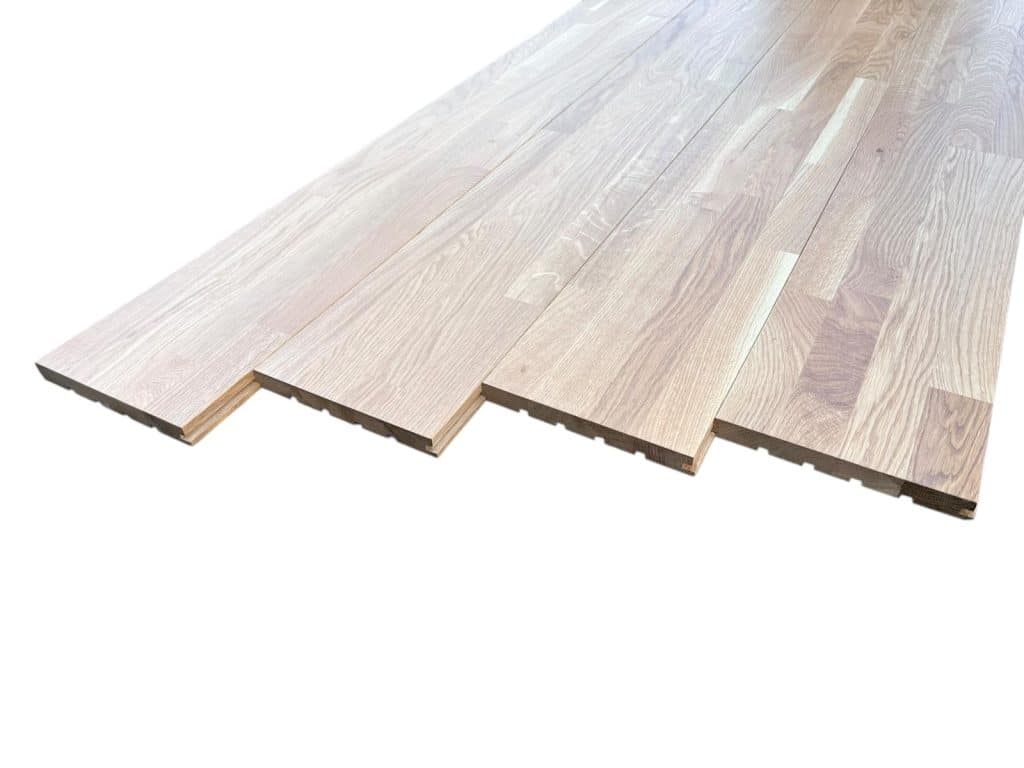 Eiken vloerplanken gevingerlast