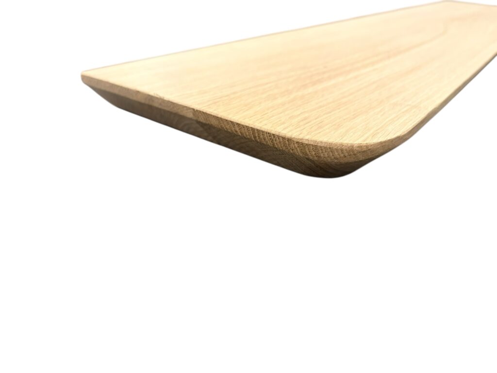 Eiken wandplanken met facet