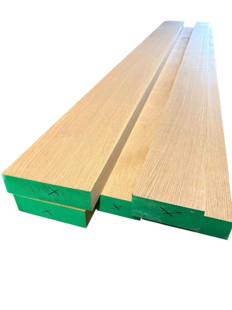 Foutvrij eikenhout 80mm