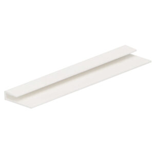 Eindprofiel 2,5mm - Wit -260cm