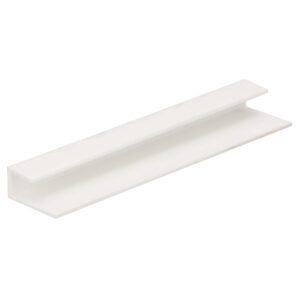 Eindprofiel 6/7mm - Wit -500cm