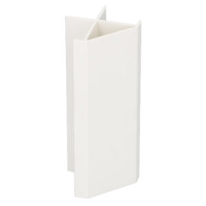 Facet hoekverbindingprofiel 18mm - Wit -260cm