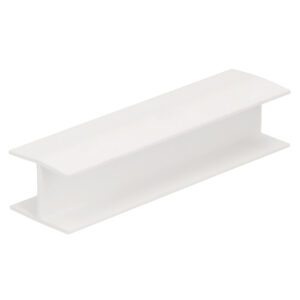 H-verbindingprofiel 16mm - Wit -520cm