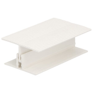 H-verbindingprofiel 2-delig 20mm - Wit -400cm