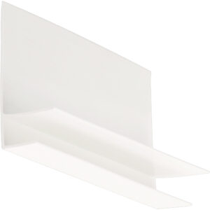 Afdekgevellijst 10mm - Verkeerswit -600cm