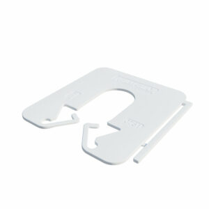 Milli-Max uitvulplaatje 1mm 360 stuks - Wit