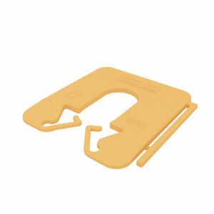 Milli-Max uitvulplaatje 2mm 200 stuks - Geel