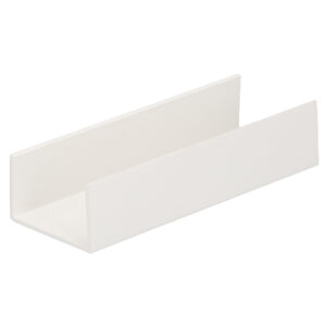 U-profiel inwendig 30mm - Wit -500cm