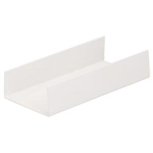 U-profiel inwendig 120mm - Wit -520cm