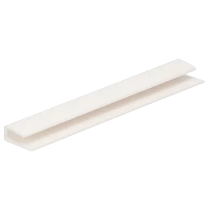 Eindprofiel 4mm - Wit -275cm