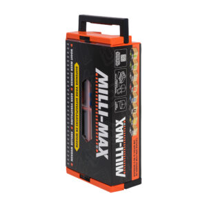 Milli-Max dispenser voor uitvulplaatjes (leeg) - Transparant/oranje