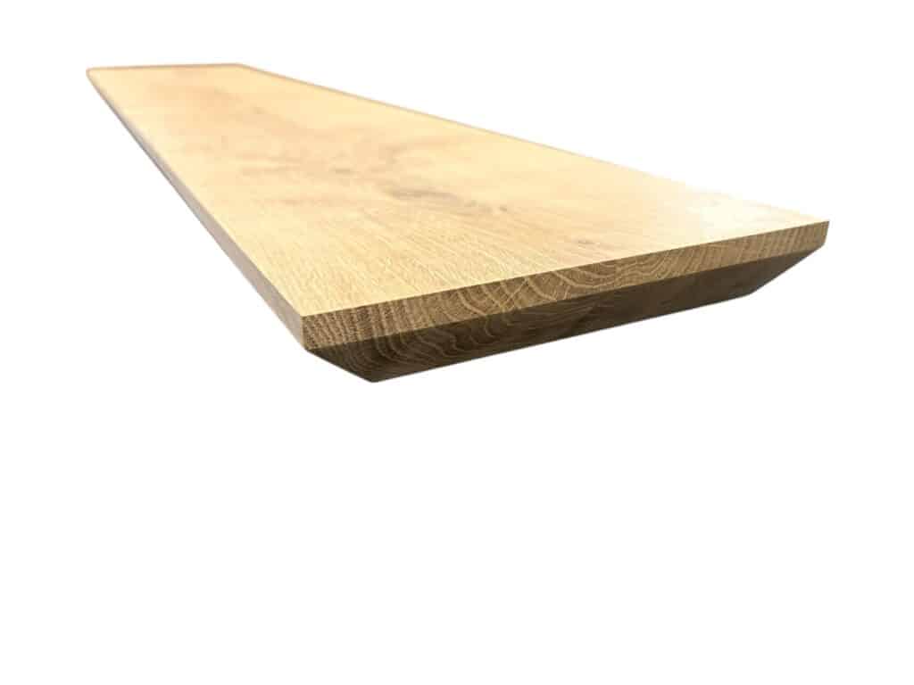 Eiken wandplanken met facet recht