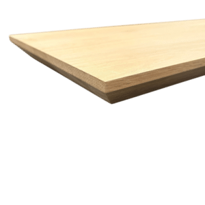 Eiken wandplanken met facet recht