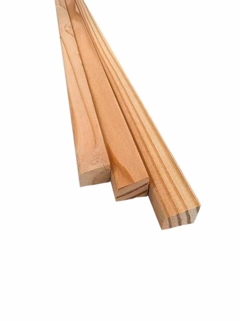 Douglas glaslatten 17x19mm