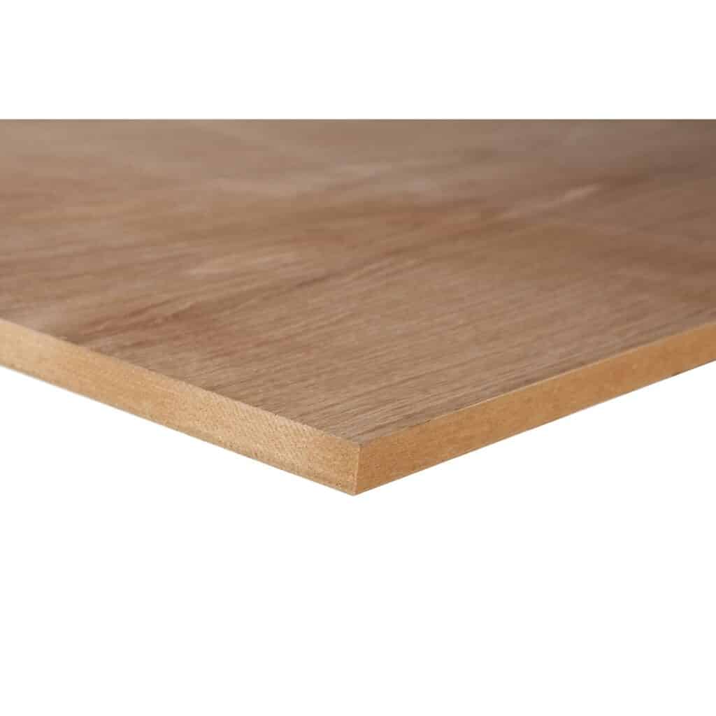 MDF plaat met eiken fineer 19mm dik