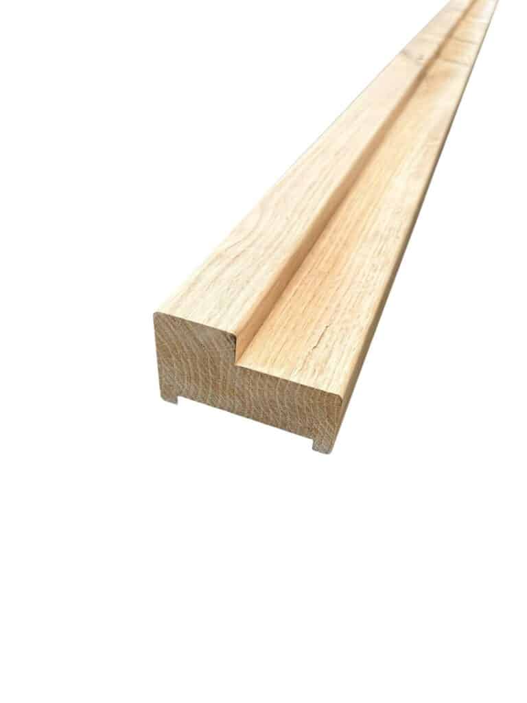 Massief eiken kozijnstijl 56x90mm