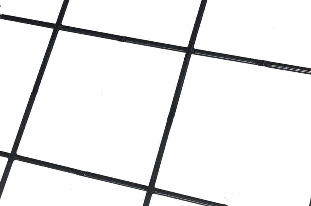 Gaaspanelen zwart PVC gecoat
