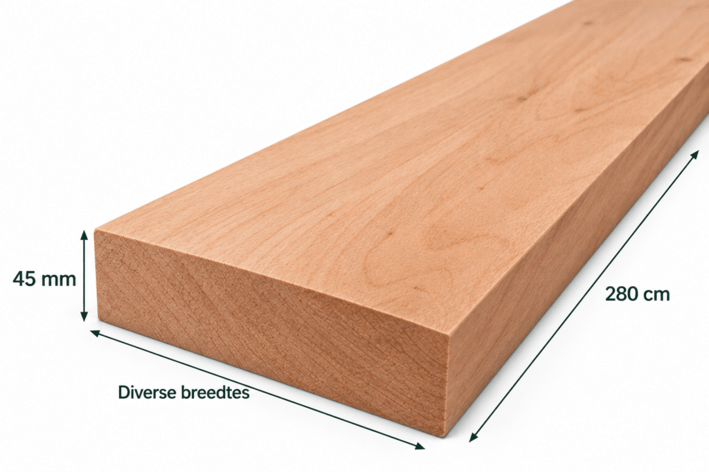 Beuken planken 45mm