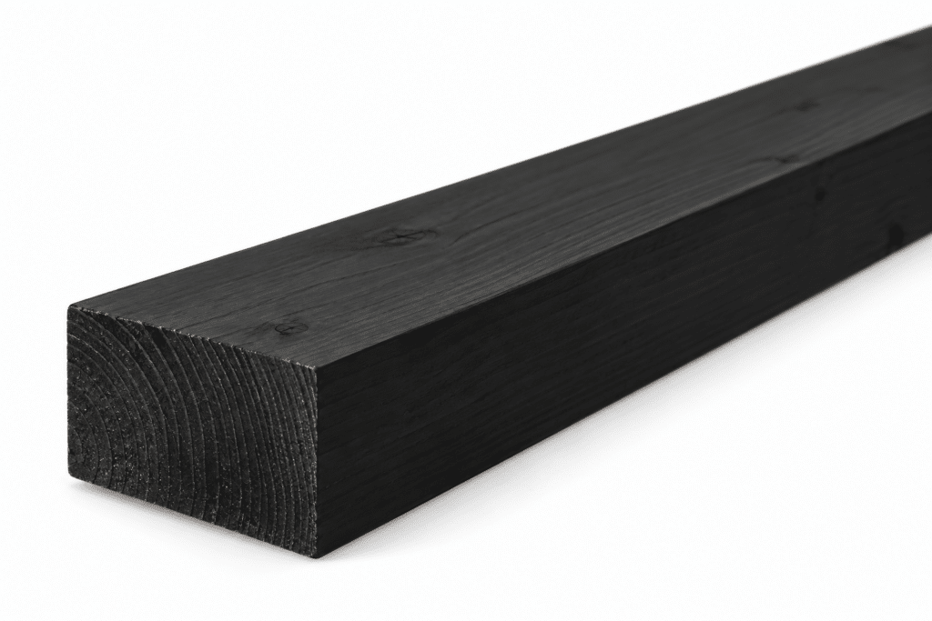 Douglas regelwerk 45x95mm geschaafd zwart gespoten